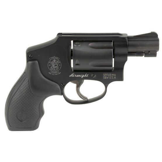 Smith and Wesson Bodyguard .38 Special revolver, black.